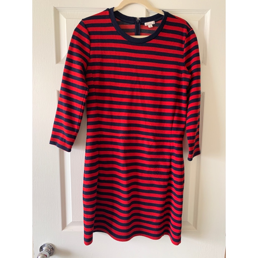 Blue and red sweater dress - gently worn - Picture 2 of 4